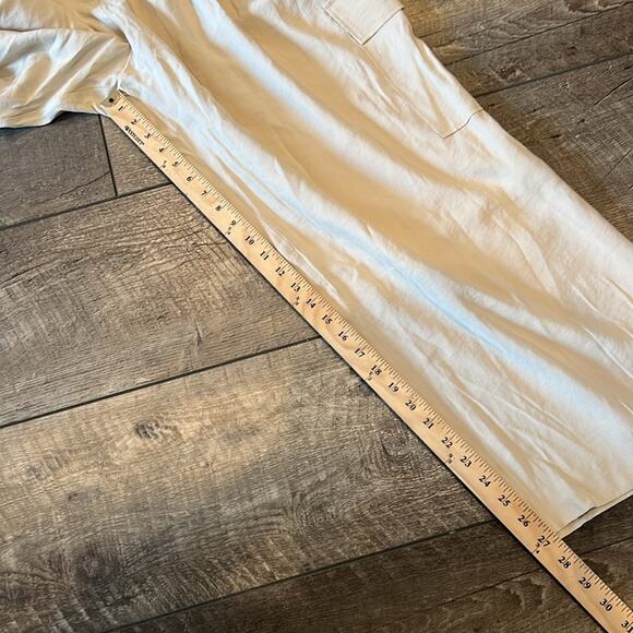 NWT Abercrombie & Fitch Wide Drapey Tailored Cargo Pant 34 Short - Picture 6 of 9